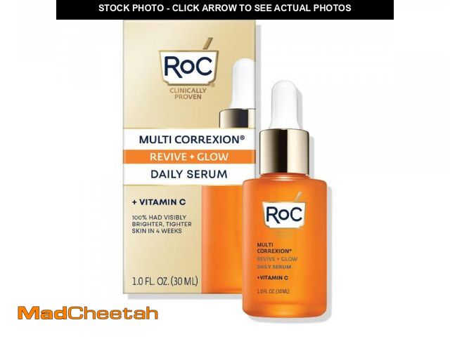 Lot 74-12441728 - RoC Multi Correxion Revive + Glow 10% Active Vitamin C Serum for Face, Daily Anti-Aging Wrinkle and ...