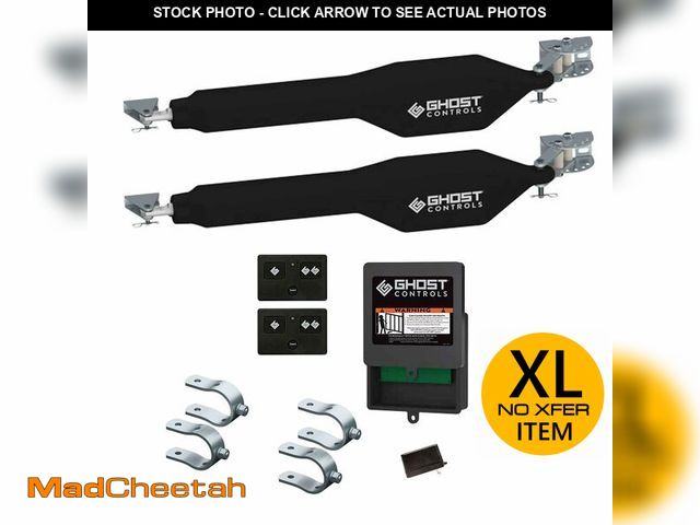 Lot 74-13931569 - GC GHOST CONTROLS Heavy-Duty Automatic Gate Opener Kit for Swing Gates with Long-Range Gate Opener R...