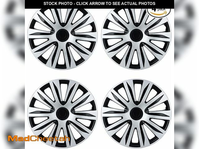 Lot 74-12761603 - ABX Hubcaps,16 inch hubcaps Set of 4, Wheel Rim Cover ABS Material, Snap On Car Truck SUV Replacemen...