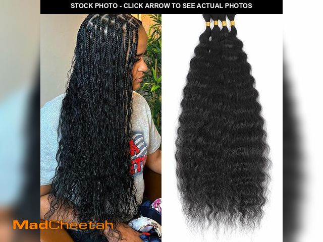 Lot 74-14205963 - AIVICO Super Wave Bulk Human Hair 100% Unprocessed Brazilian Virgin Human Hair Extensions Bundles fo...