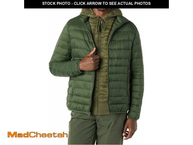 Lot 74-14283015 - Essentials Men's Packable Lightweight Water-Resistant Puffer Jacket (Available in Big &amp; Tall), D...