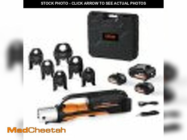 Lot 74-12585918 - VEVOR Pro Press Tool, 18V Electric Pipe Crimping Tool for 1/2" to 2" Stainless Steel, Copper, PEX Pi...