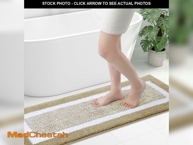 Lot 74-12457299 - OLANLY Bathroom Rugs 47x17, Extra Soft and Absorbent Microfiber Bath Mat, Non-Slip, Machine Washable...