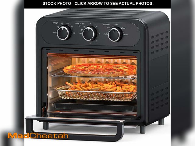 Lot 74-14071272 - TaoTronics Air Fryer, 1700W 14.8 Quart, 5 in 1 Toaster Oven Countertop, Oil-Less Cooking, Stainless ...
