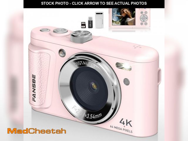 Lot 74-11549720 - Fansbe Smart Digital Camera, 4K Vlogging Camera with 64MP, Point and Shoot Digital Cameras with 18X ...