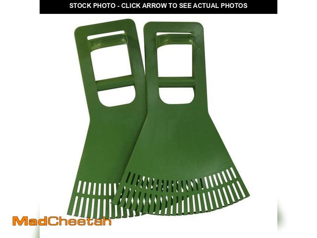 Lot 74-14115560 - Vertex Premium Quality USA Leaf Claw Pick-Up Scoops With Power Dynamics Extended Grip for Leaves, Gr...