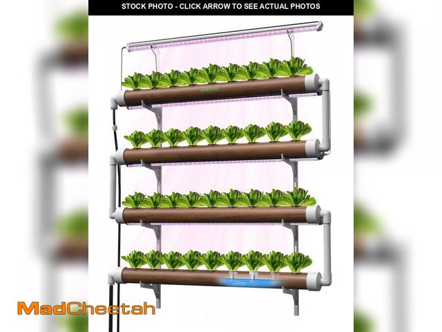Lot 74-12193155 - DPROOTS NFT Hydroponics Growing SystemÃ¯Â¼Å36 Pods Wall-Mounted Indoor GardenÃ¯Â¼ÅFull Spectrum Gr...