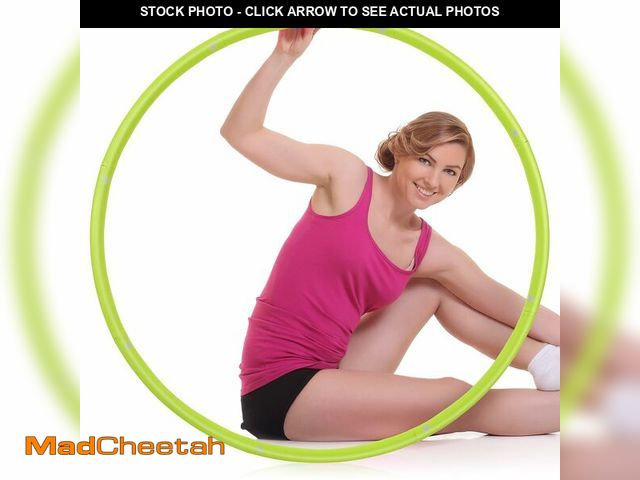 Lot 74-14062490 - Motionchic Exercise Fitness Hoop for Women 37 Inch Removable Adjustable Weighted Hoop Suitable for A...