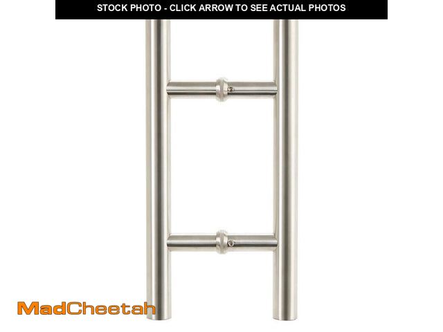 Lot 74-12675931 - Universal Hardware H Style 12 in. SS Pull Handle - UNUSED