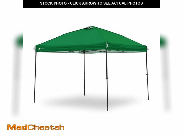 Lot 74-12679884 - Ozark Trail 10x10 Instant Pop Up Canopy Tent with Simple Push Setup â Straight Leg Pop-Up Tent for...