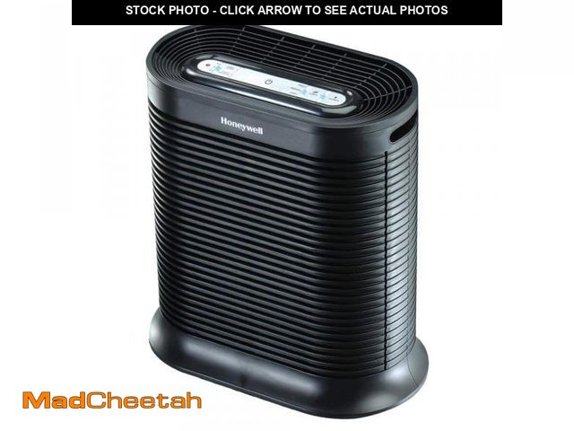 Lot 74-12424720 - Honeywell HEPA Air Purifier, Large Room (310 sq. ft.) Black - UNUSED