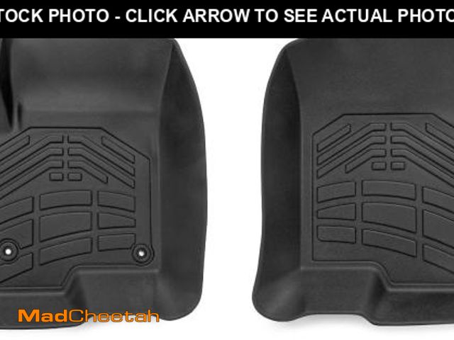 Lot 74-12399291 - Rough Country Sure-Fit Front Floor Mats for Chevy Silverado &amp; GMC Sierra 1500/2500HD/3500HD (201...