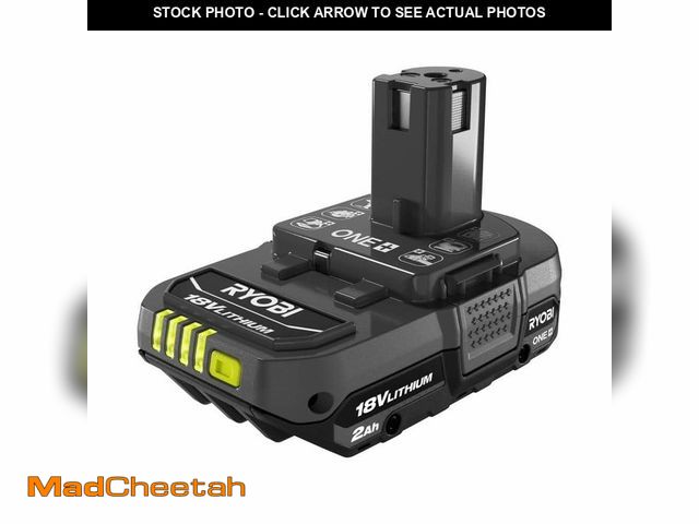 Lot 74-13058959 - RYOBI ONE+ 18V Lithium-Ion 2.0 Ah Compact Battery - UNUSED