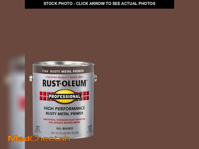 Lot 74-14277473 - Rust-Oleum Professional 1 gal. High Performance Flat Rusty Metal Oil-Based Rust Preventive Primer - ...