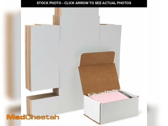 Lot 74-13844370 - Basics Cardboard Shipping Mailer Boxes, 9" x 6" x 4", White, 25-Pack - UNUSED