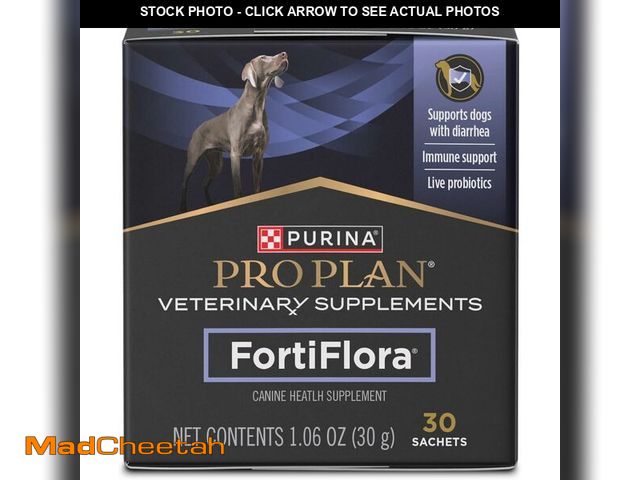 Lot 74-14067540 - Purina Pro Plan Veterinary Supplements FortiFlora Daily Probiotics for Dogs, Helps Digestive Gut Hea...