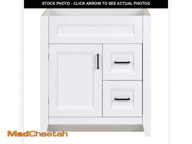 Lot 74-12673151 - Home Decorators Collection Ridge 30 in. W x 22 in. D x 34 in. H Bath Vanity Cabinet without Top in W...