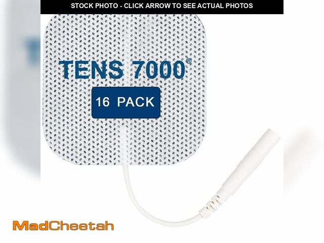 Lot 74-14065298 - TENS 7000 Official TENS Unit Electrode Pads, 16 Pack - Premium Quality OTC TENS Pads, 2" X 2" - Comp...