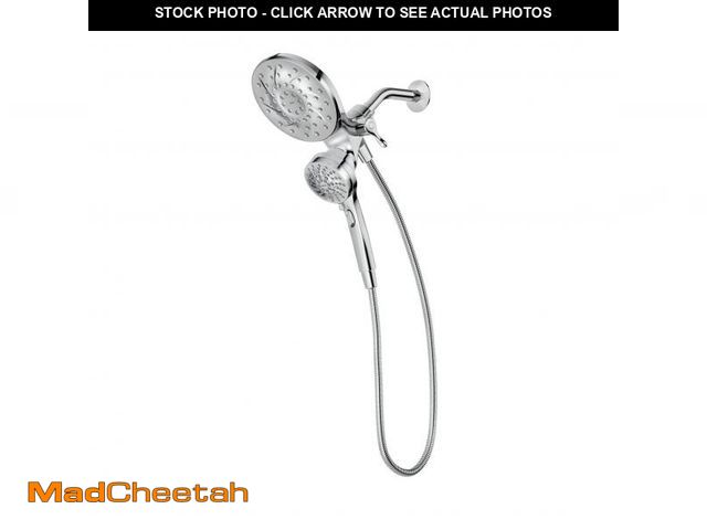 Lot 74-11553798 - Moen 26009 Engage 2.5 GPM Handheld Showerhead and Rain Shower 2-in-1 Combo Featuring Magnetic Dockin...