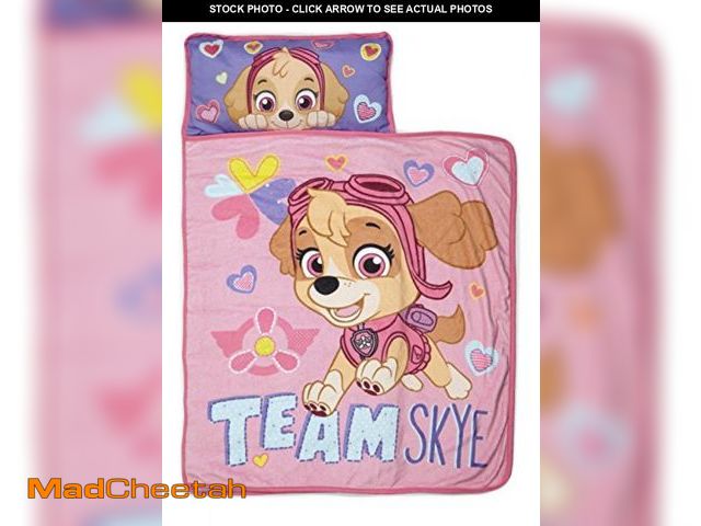 Lot 74-12330379 - Paw Patrol Team Skye Toddler Nap-Mat Set - Includes Pillow and Plush Blanket Ã¢â¬â Great for Girl...