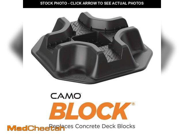 Lot 74-14278572 - CAMO (4-Pack) 2.2 lb. Deck Block for Joist and Post Foundation - UNUSED