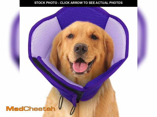 Lot 74-13965740 - SUNFURA Dog Cone - Soft Cone for Dogs to Stop Licking, Pet E-Collar Alternative After Surgery, Adjus...