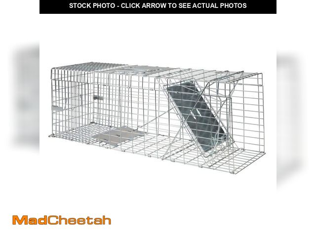 Lot 74-14373292 - Havahart Large Collapsible Live Animal Cage Trap for Raccoon, Opossum, Groundhog, and Feral Cats - U...