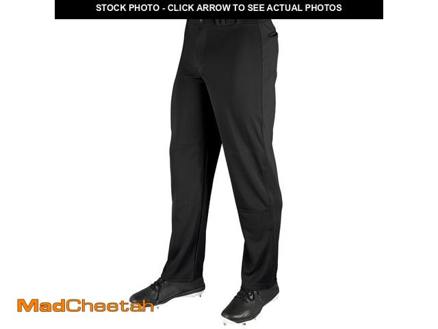 Lot 74-13713282 - Champro Youth MVP Open Bottom Relaxed Fit Baseball Pant, Black, Small - UNUSED