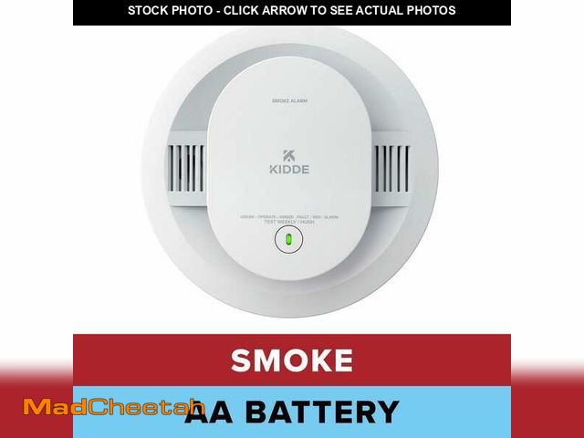 Lot 74-14611725 - (MISSING HARDWARE) Kidde AA Battery-Powered Smoke Detector, 20SDR 21031447 - UNUSED