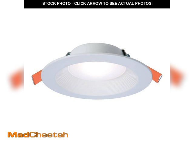 Lot 74-12684122 - HALO RL 6 in. Canless Recessed LED Downlight, 900/1200lm, 5CCT, D2W, 120V, DM - UNUSED