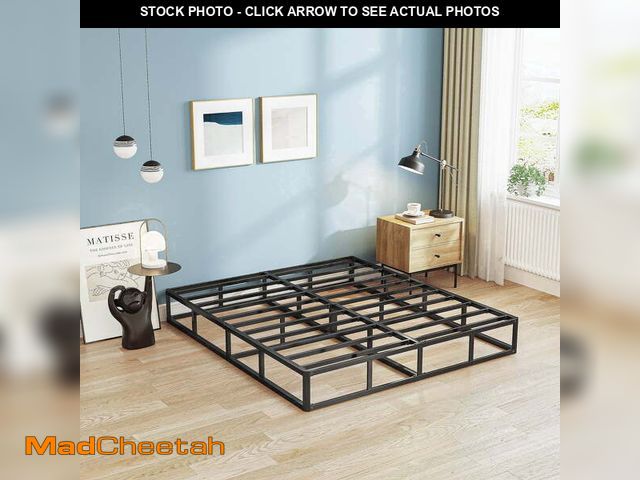 Lot 74-14604024 - Bedsnus 5 Inch Queen Heavy Duty Metal Box Spring, Mattress Foundation with Fabric Cover, Easy Assemb...