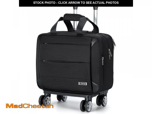 Lot 74-12117265 - Lekebobor Rolling Laptop Bag - Rolling Laptop Briefcase on Wheels for Women/Men Fits Up to 15.6Inch,...