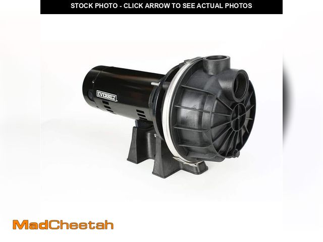 Lot 74-12594316 - Everbilt 1 HP Plastic Lawn Sprinkler Pump - UNUSED