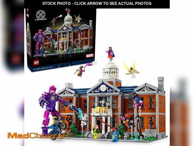 Lot 74-13685243 - LEGO Marvel X-Men The X-Mansion Building Set - Marvel Collectibles DIY Craft Kit for Adults, Ages 18...