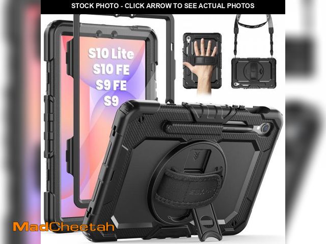 Lot 74-12312721 - SEYMAC for Samsung Galaxy Tab S10 FE/ S9 FE/ S9 5G Case (10.9''/11''), Heavy Duty Shockproof Protect...