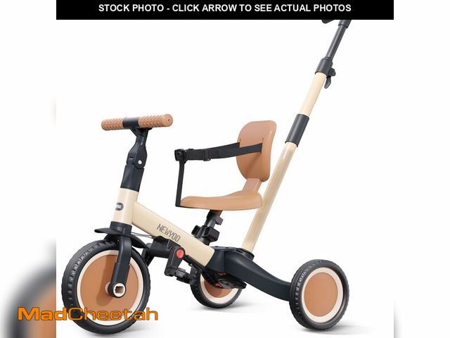 Lot 74-14211819 - newyoo Toddler Tricycle with Push Handle for 1-3 Year Old, Toddler Bike, Birthday Gift and Toy for B...