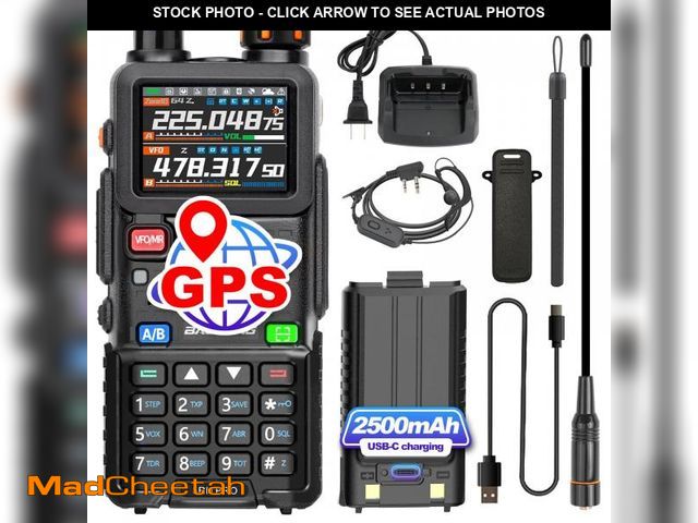 Lot 74-11546878 - BAOFENG 5RH PRO GPS 10W Ham Radio (Upgrade of baofeng 5RM) Long Range Handheld Two Way Radio NOAA We...