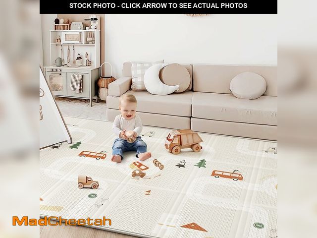 Lot 74-13709259 - BG-BABYGO Baby Play Mat 50"*78" Foldable Foam Baby Play Mat for Floor Reversible Waterproof Playmats...