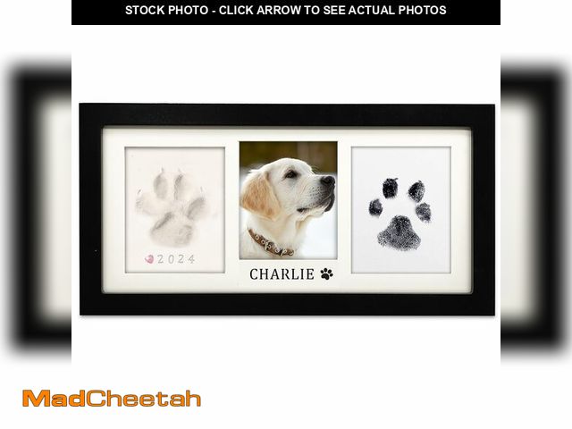 Lot 74-12703989 - MYPAWLETS Paw Print Frame Kit,Dog/Cat Paw Print Kit,Soft Pawprint Clay&amp;Clean Touch Ink Pad,Pet P...