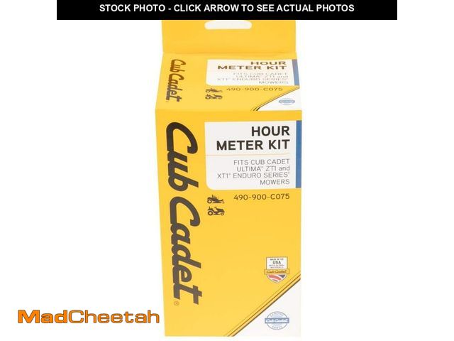 Lot 74-14276625 - Cub Cadet Original Equipment Hour Meter Add-On Kit for XT1/XT2 Riding Lawn Mowers and the Ultima Ser...
