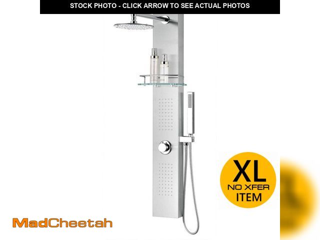 Lot 74-12772394 - ANZZI Coastal Series 44 in. 2-Jetted Full Body Shower Panel System with Heavy Rain Shower and Spray ...