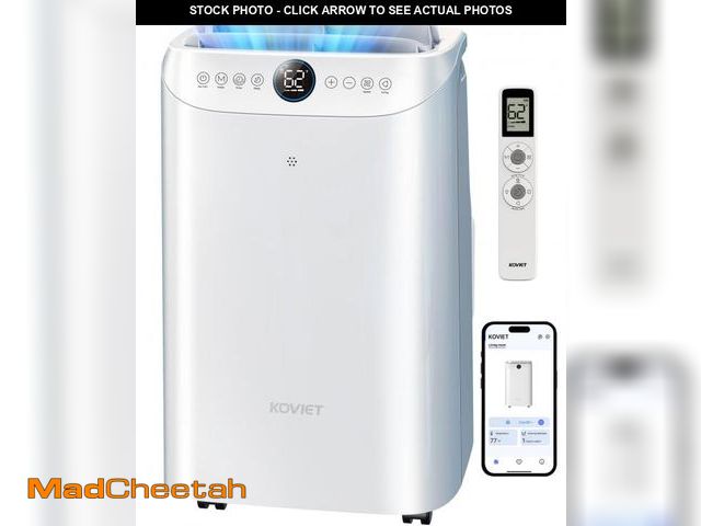 Lot 74-12430645 - KOVIET 12000 BTU Portable Air Conditioners, 6-IN-1 Wi-Fi Smart AC Unit with APP &amp; Voice &amp; Re...