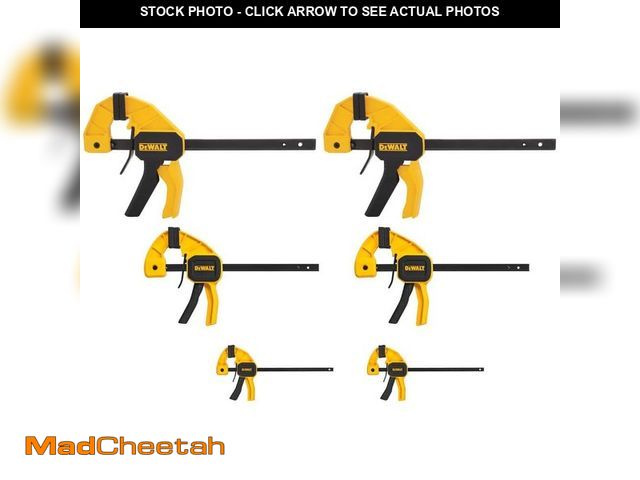 Lot 74-13767519 - DEWALT Trigger Clamp Set (6-Piece) - UNUSED