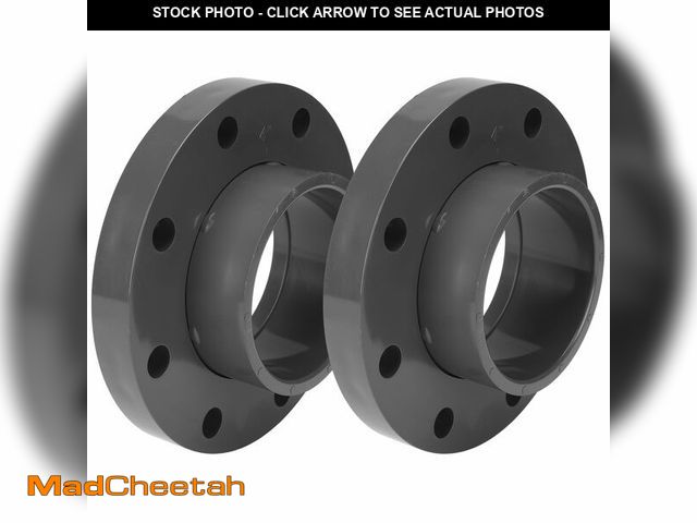 Lot 74-14212224 - Pangda 2 Pcs 4 PVC Van Stone Flange PVC Pipe Fitting Slip Socket Van Stone Flange Schedule 80 Slip S...