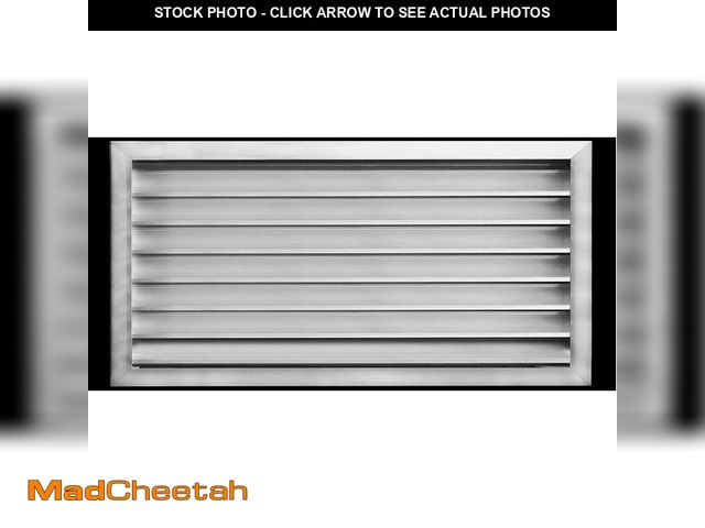 Lot 74-13696793 - HVAC Premium 30"W x 20"H Aluminum Exterior Gable Louver Vent for Walls &amp; Crawlspace - Weather-Re...