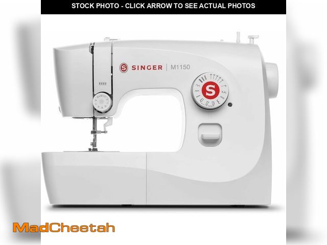 Lot 74-13584213 - SINGER M1150 Portable Sewing Machine White Ã¢â¬â Accessories Included | 16 Stitches, Top Drop-in ...