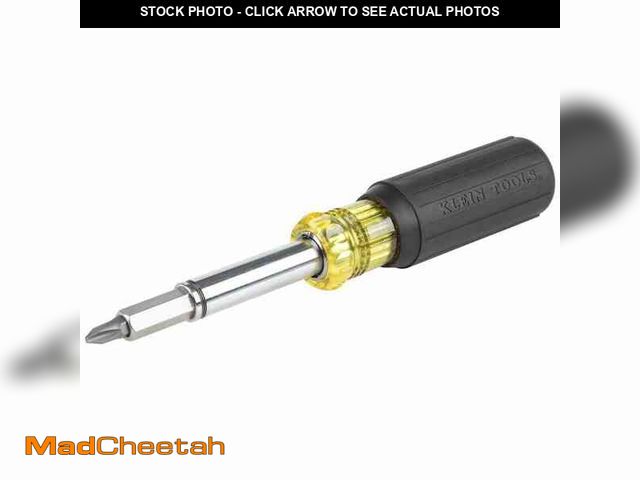 Lot 74-13799195 - Klein Tools 11-in-1 Magnetic Multi Bit Screwdriver/Nut Driver - UNUSED