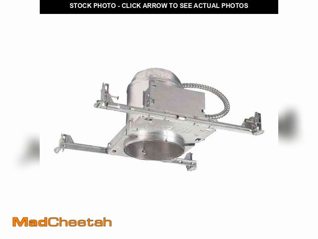 Lot 74-12868994 - HALO H7 6 in. Aluminum Recessed Lighting Housing for New Construction Ceiling, Insulation Contact, A...