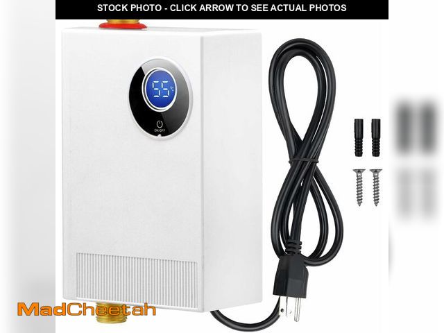 Lot 74-13996603 - Tankless Water Heater Electric 110V, 3000W Under Sink Instant On Demand Hot Water Heater, Portable M...