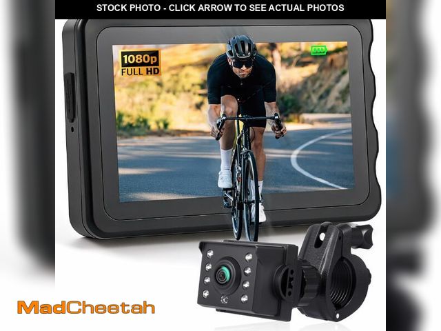 Lot 74-14147311 - Fitense Bike Camera with 5000mAh Rechargeable Battery 360ÃÂ° Rotation 4.3'' HD 1080P Display - Colo...